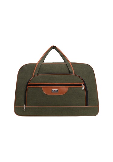 Büyük Kapasiteli Seyahat Çantası Erkekler Kısa Yolculuk El Kanvas Bagaj Çantası, Boyut: Orta Yeşil