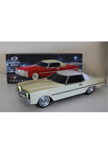 Everton Rt-1941 Bej Arabalı Bluetooth Fm-usb-tf-aux Şarjlı Nostaljik Radyo