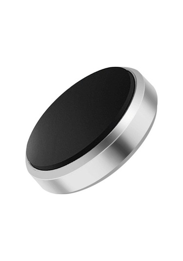 Pazly Yuvarlak Manyetik Tutucu A8 Araba İçin Çok Amaçlı Hava Gümüş - Gz - Telefon Montaj -