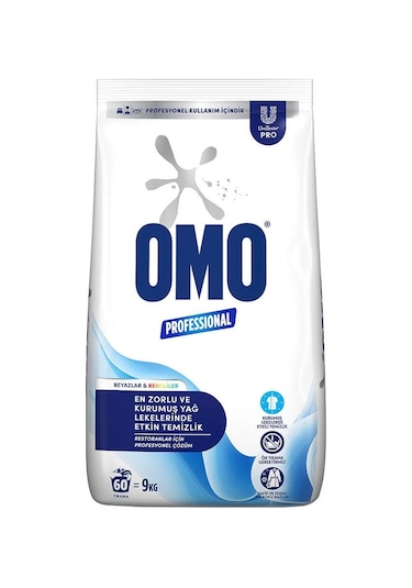 Omo Matik Renkli ve Beyazlar için Profesyonel Toz Deterjan 9 KG