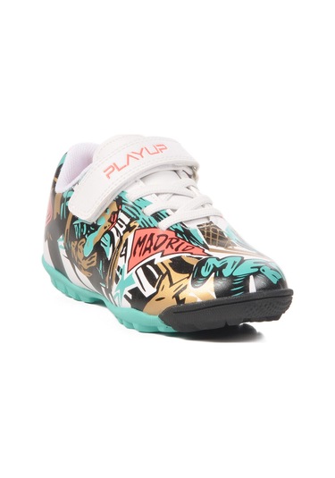 Beyaz Erkek Çocuk Halı Saha Ayakkabısı Ph-251-145 P Beyaz