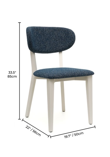 Rapsodi Beyaz Ahşap 6'lı Mutfak Salon Yemek Odası Sandalyesi