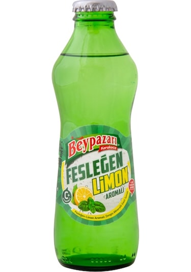 Beypazarı Fesleğen Limon Aromalı Maden Suyu 200 Ml X 24 Adet