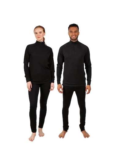 Trespass Trespass Unite360 - Adults Base Layer Set Unisex Siyah Içlik Set Blx Siyah