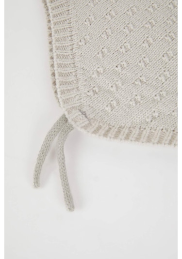 DeFacto Kız Bebek İpli Bere C8167A524WNGR150 Gri DeFacto Kız Bebek İpli Bere C8167A524WNGR150 Gri