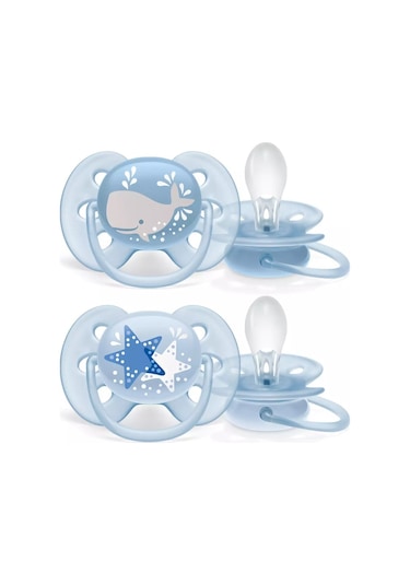 Philips Avent Ultra Soft Emzik 6-18 Ay 2li Erkek Scf223/03 Çok Renkli