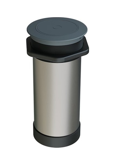 Metalline® Tower-line Bas-Aç Masaüstü Priz Kutusu Usb - Antrasit