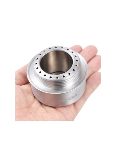 Geeksen Alüminyum Ultra Hafif Alkol Ocası: Çapraz Ayak, Yangınsız Kapağı Ve Rüzgar Engelleyici İle, Kamp Ve Bisiklet Turları İçin Mükemmel Gümüş