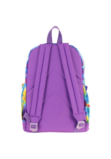 Elatae Su Geçirmez Kumaş Kız Çocuk Çok Gözlü Ortopedik Sırt Okul Çantası L5251 Lila