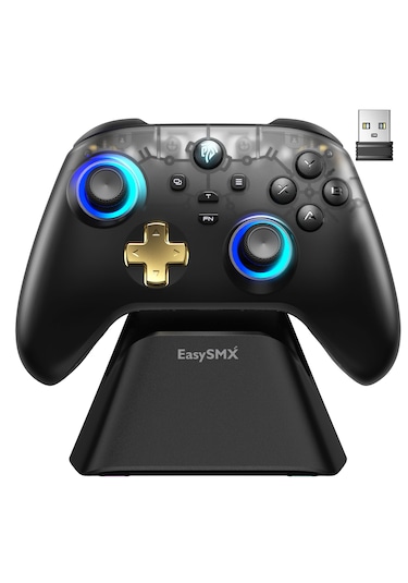 Easysmx D05 - Kablosuz Gamepad - Hall Effect Stick - Siyah