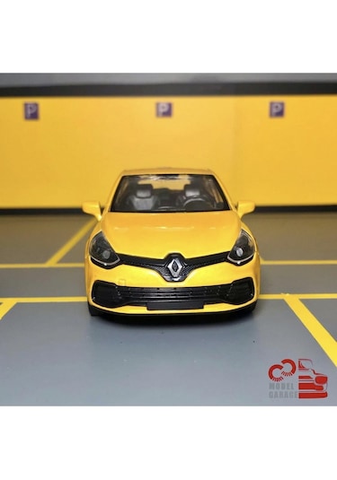 Renault Clio Rs 1/36 Ölçek Çek Bırak Diecast Metal Model Araba Oyuncak