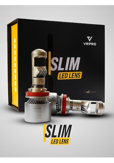 Ford Fiesta Mk6 2003 Model Mercekli Led Xenon Vrpro H4 Slim 15000 Lümen