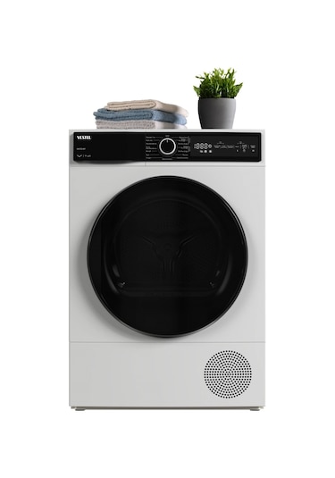 Vestel KM 87202 WIFI 8 KG Isı Pompalı Çamaşır Kurutma Makinesi (Distribütör Garantili)