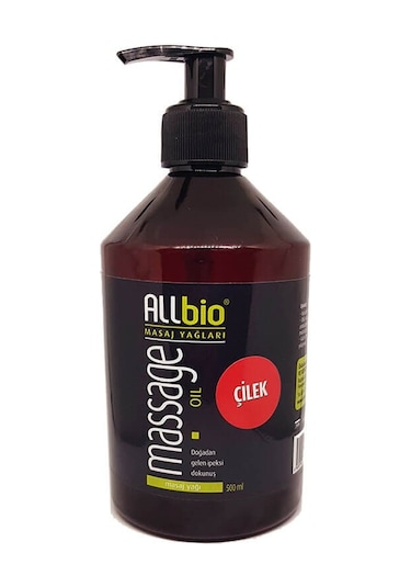 Allbio Masaj Yağı Çilek 500 ML