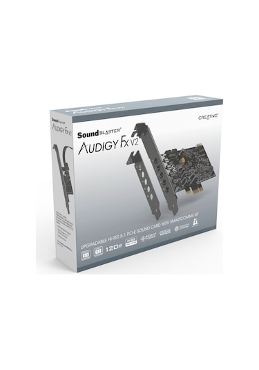 Creative Sound Blaster Audigy FX V2 - 5.1 Hi-Res - Pcıe Ses Kartı