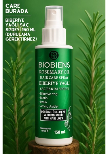 Biobiens Biberiye Yağlı Saç Spreyi 150 ML