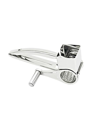 Pazly Cbtx Peynir Rende Döner Kabı Paslanmaz Çelik El Kranklı Döner Parçalayıcı, Pullarla Birlikte Gri