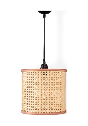 İstanbul Serisi Riva Hazeran Ahşap Avize Sarkıt 22cm Ahşap