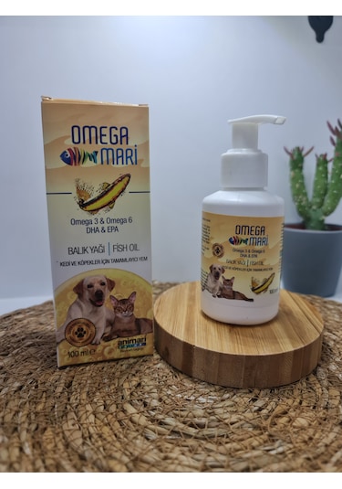 Animari Omega Mari Balık Yağı Omega3 & Omega6 & Dha & Epa 100 ML