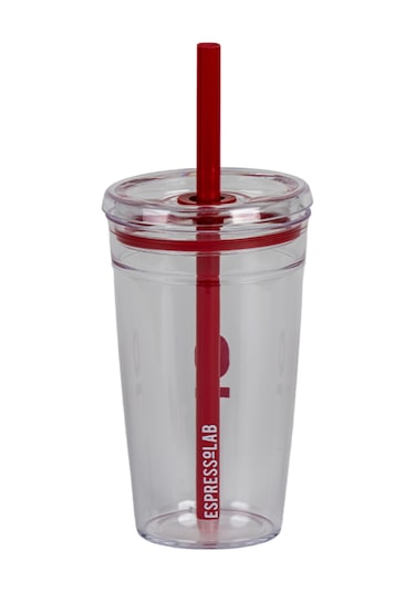 Şeffaf Mini Pipetli Bardak 400 Ml No:114 Beyaz