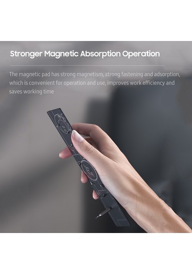 Aubyhe Jm-8180 47 Parça Çok Fonksiyonlu Hassas Tornavida Seti, Cep Telefonu Tamiri Ve Demontaj Araçları, Krom Vanadyum Çelik, Plastik Kutu Siyah