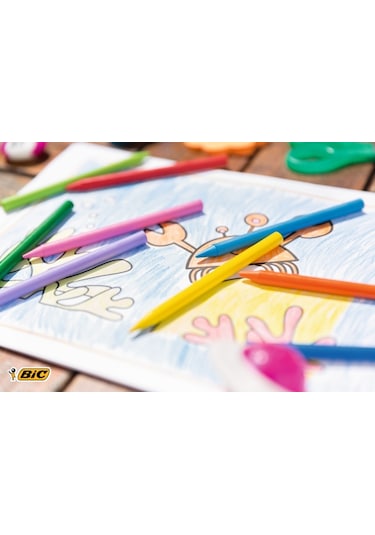 Bic Kids Plastidecor Elleri Kirletmeyen Pastel Boya 18 Renk