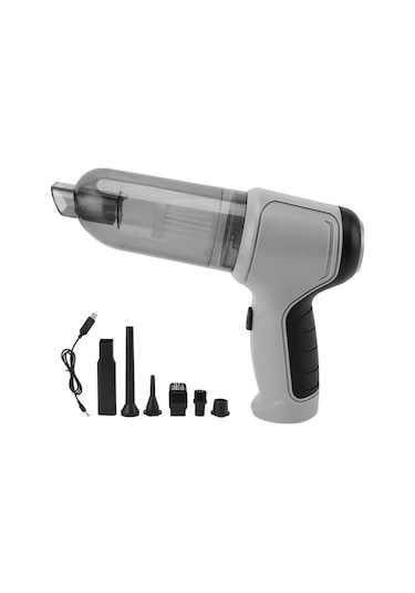 Şarjlı Araç İçi Süpürge Otomobil Vakumlu Araç Süpürgesi Jb-107 1200 Mah