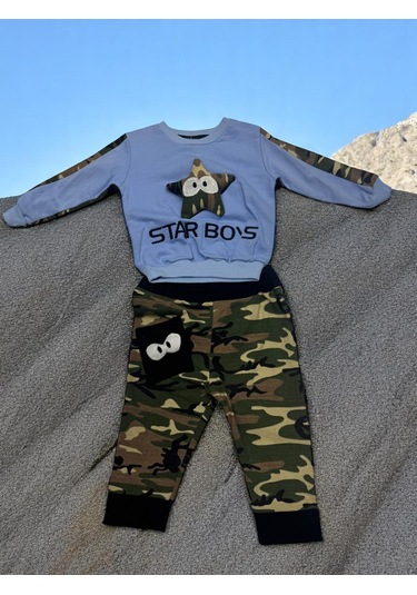 Kamuflaj 3 İplik Takım renkli