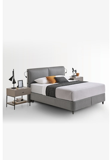 Yataş Adapt Rest 2'li Baza, Başlık Set - Gri 160x200 Cm