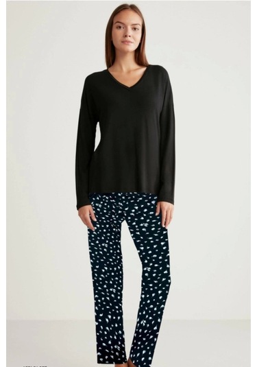 Pijama Takım Kadın 331 Siyah