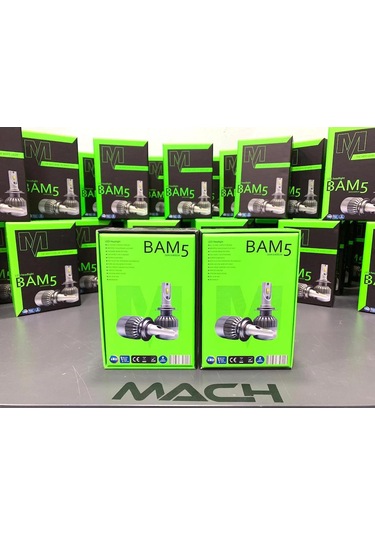 Mach Bam5 H3 Led Xenon Şimşek Etkili 6400 Lm