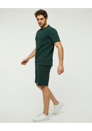 Bella Dossi Waffle Kumaş Şortlu Takım Yeşil