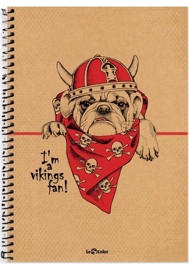 4'lü Okul Defteri Seti 17x24 Eco Kraft Düz 200 Sayfa Karışık