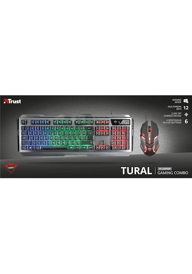Gxt 845 Tural Combo Tr Gamer Mouse Ve Klavye Set