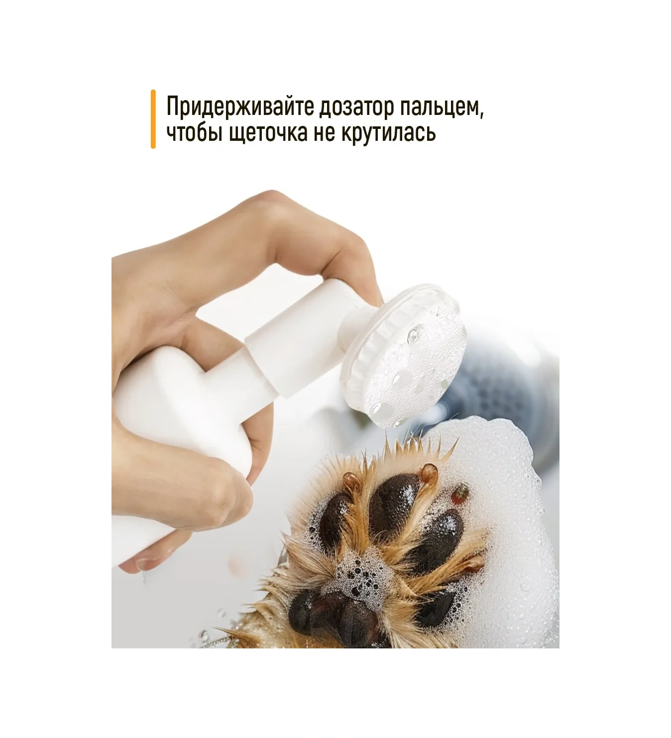 Spets Köpek Patileri Yıkamak İçin Fırçalı Ve Klorheksidinli Köpük-sabun 248237382