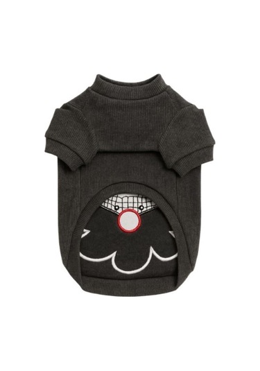 Gedyco Antrasit Xmas Küçük Irk Köpek Likralı Sweatshirt