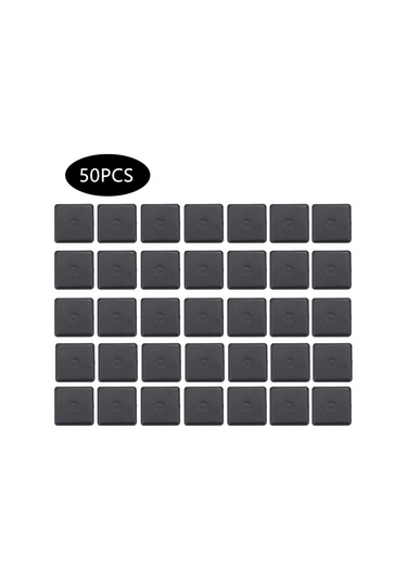 Yaozixa 50 Adet Siyah Plastik Uç Kapak, 2020/3030/4040 Standart Alüminyum Profil İçin Güvenli Ve Estetik Kaplama Siyah