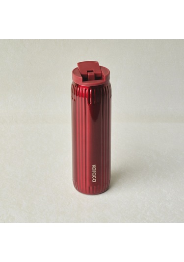 Karaca Rimo Sızdırmaz Çelik Termos 600 Ml Kırmızı Kırmızı