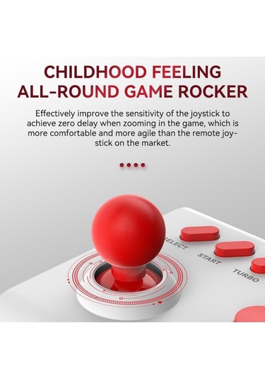 Taşınabilir Wireless Kablosuz Ps4 Ps3 Android Pc Uyumlu Turbo Retro Nostaljik Gamepad