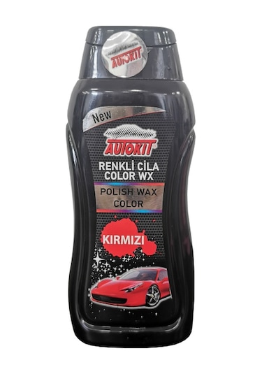 Autokit Renkli Likit Cila "kırmızı"