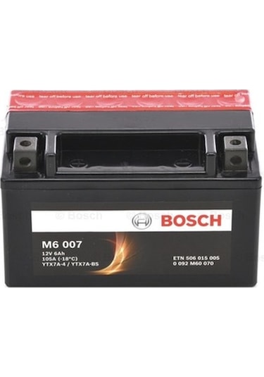Bosch M6007 Sym Jet 14 Ytx7a-bs Motosiklet Akü