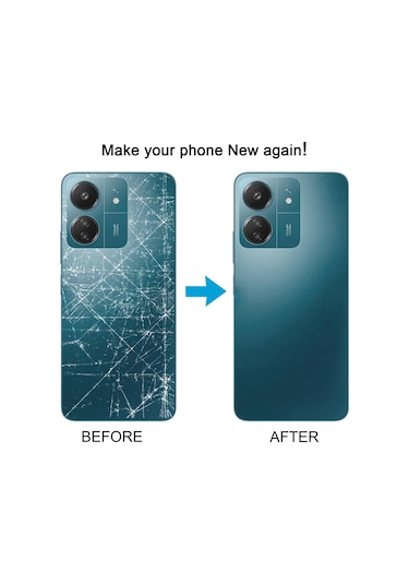 Xiaomi Redmi 13c  Arka Kapak İçin Siyah