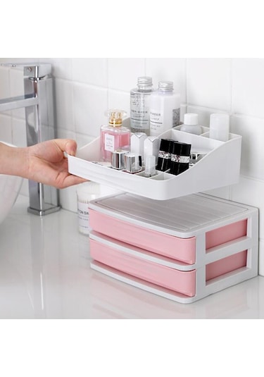 Suntek Kozmetik Düzenleyici Makyaj Çekmecesi Tutucu Mücevher