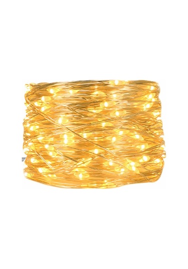 Jms Kongdii Sıcak Beyaz Açık Led Işık 10 M 20 M Uzaktan Kumanda Zamanlama Pil Usb 10m 100 led Sıcak Beyaz