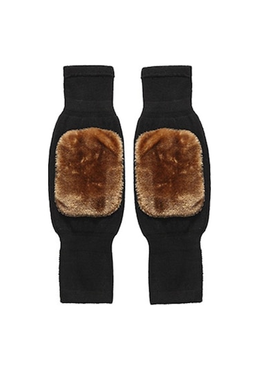 Sıcak Kış Dizlik Soğuk Geçirmez Kalınlaşmak Diz Kol Diz Koruma Koruyucu Yün Dizlik Kadın Erkek