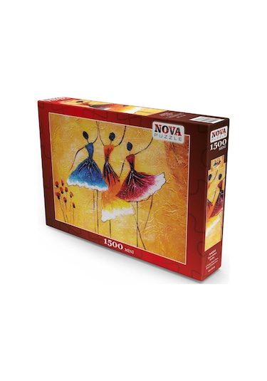 Nova 1500 Parça Dans Eden Kızlar Mini Puzzle - Yung Chao Chen