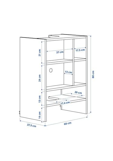 Aspiratör Dolabı İskeleti, Beyaz, 60x37x80 Cm Beyaz Aspiratör Dolabı İskeleti, Beyaz, 60x37x80 Cm Beyaz