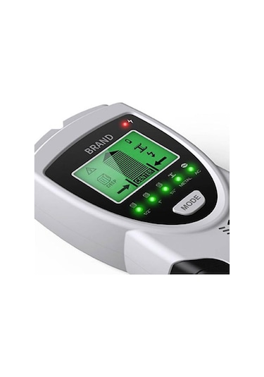 Canlı Ac Kablo Algılamalı 5'i 1 Arada Duvar Dedektörü Saplama Bulucu Arkadan Aydınlatmalı Ekran 5 Mod 3 Derinlik Metal Ahşap Kablo Takip Cihazı