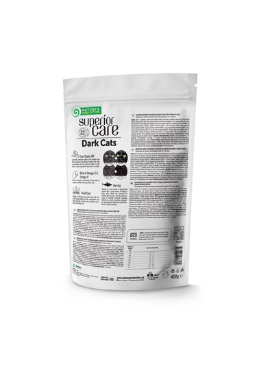 Nature's Protection Sc Siyah Tüylü Kediler İçin Tahılsız Balıklı Kedi Maması 400 G