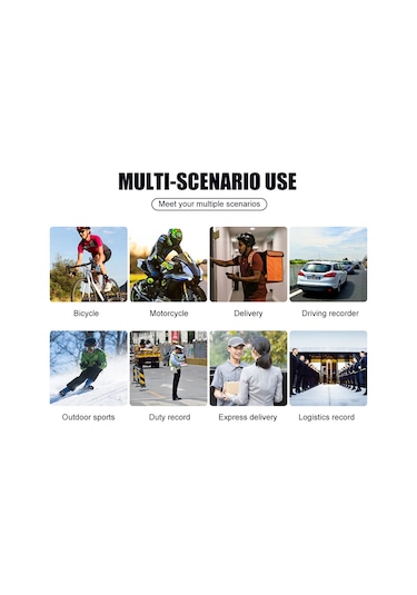 Hallow D12552-1 Ses Video Kayıt 4K UHD Mini Vücut Kamerası